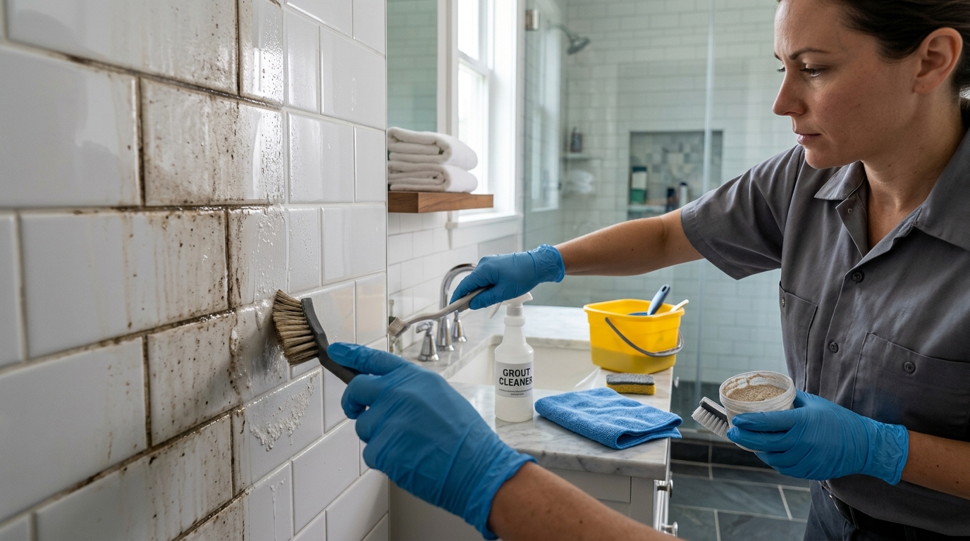 shower and bathroom floor grout